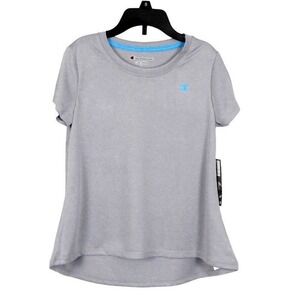 Champion Top Girls Small Gray Short Sleeve Perfect‎ Swing Performance T-Shirt